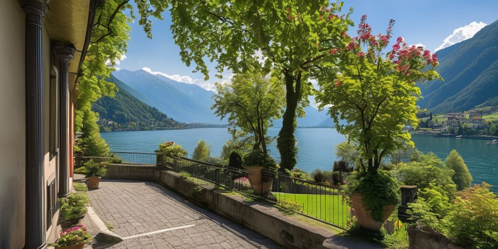scenic view of Ticino Switzerland