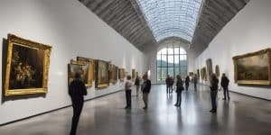 art lovers in Ticino visiting museums and galleries