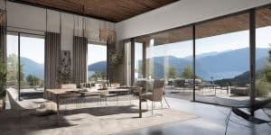 modern real estate development in Ticino